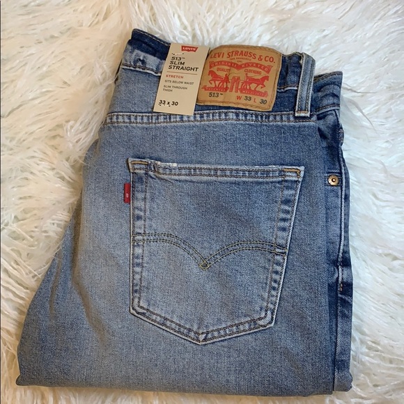 Levi's Denim - Levi’s 513 Slim Straight Leg Jeans.